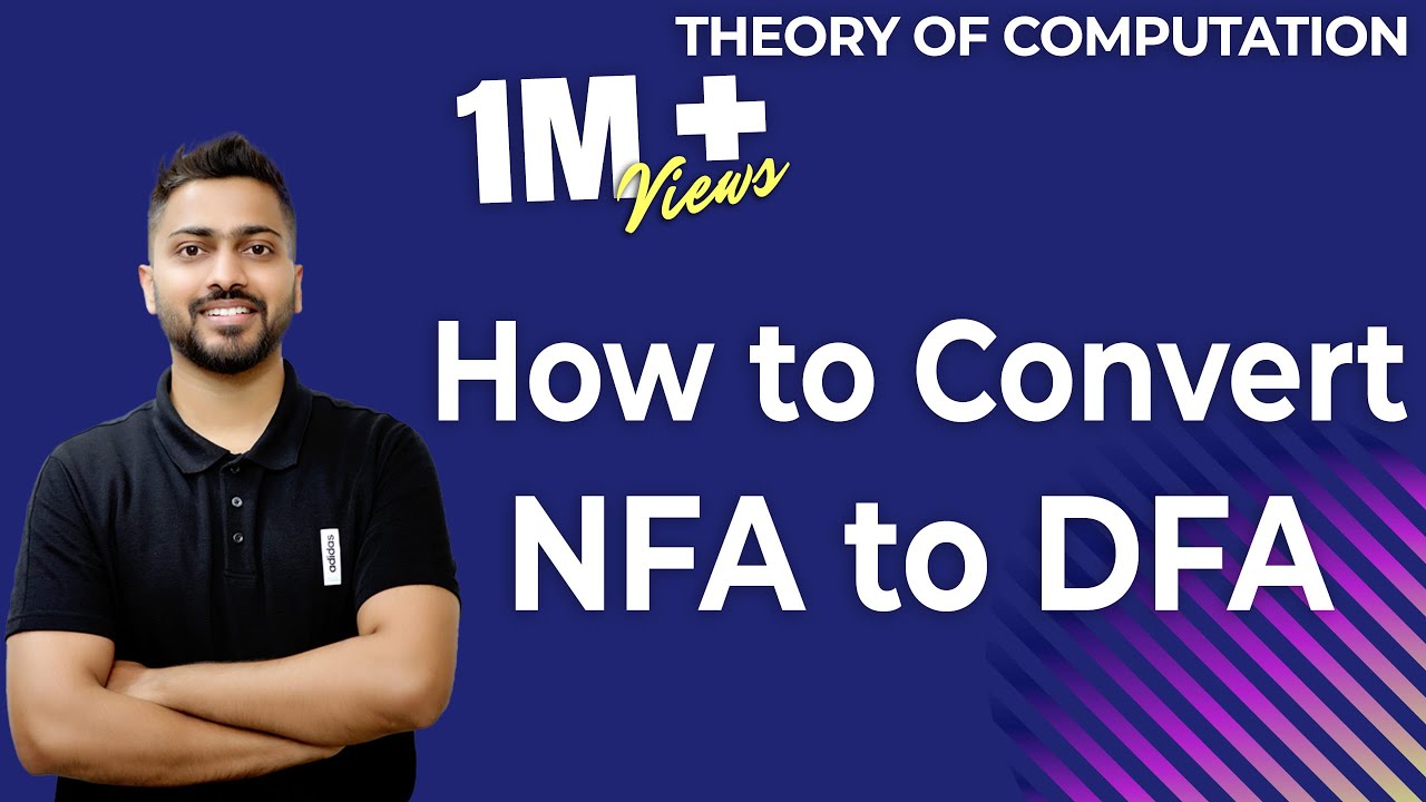 NFA to DFA Conversion Explained with Example in Hindi 🔄 | Step-by-Step Tutorial