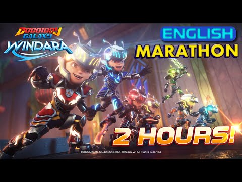 BoBoiBoy Galaxy WINDARA MARATHON EP1-6  (ENG DUB)