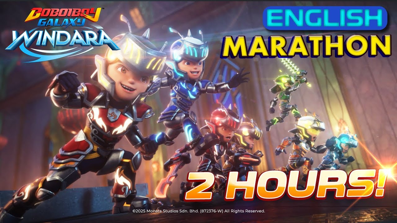 BoBoiBoy Galaxy: Windara Marathon EP1-6 | Epic Battles & New Villains 🕷️