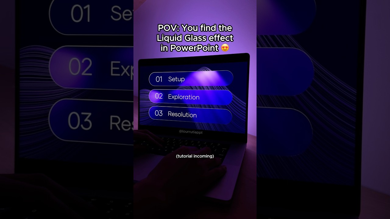 Liquid Glass Effect in PowerPoint