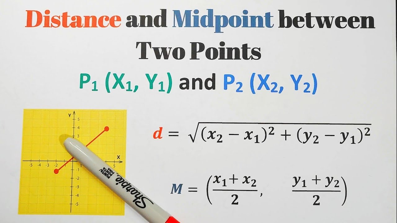 Distance and Midpoint Between Two Points in Grade 10 Math and Analytic Geometry
