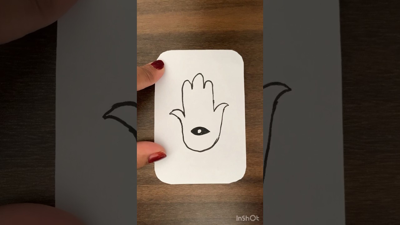 Easy Step-by-Step Guide to Drawing the Hamsa Hand βοΈ