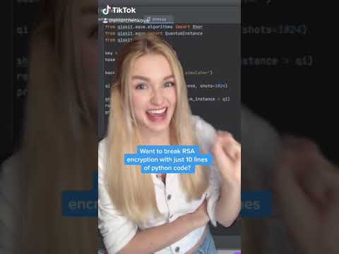 Break RSA Encryption in 10 Lines of Python Code | #Shorts Quantum Computing with Shor's Algorithm