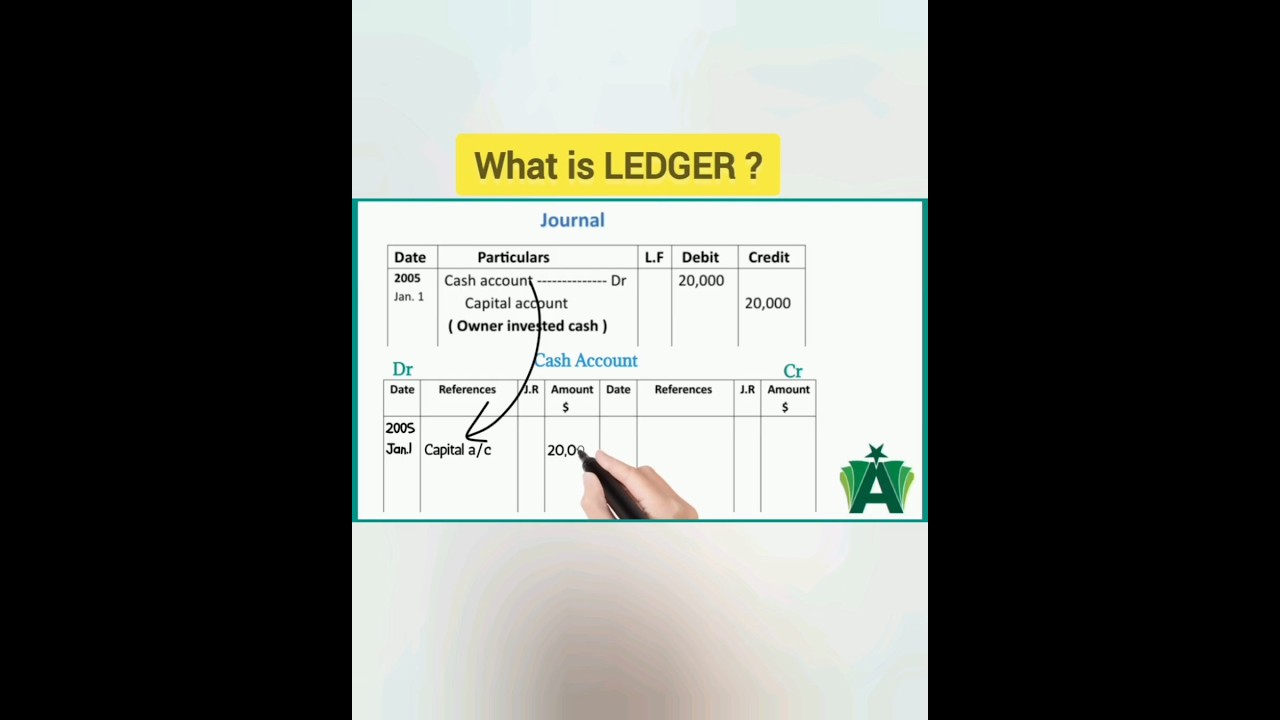 Ledger Accounts Explained in 60 Seconds 📊