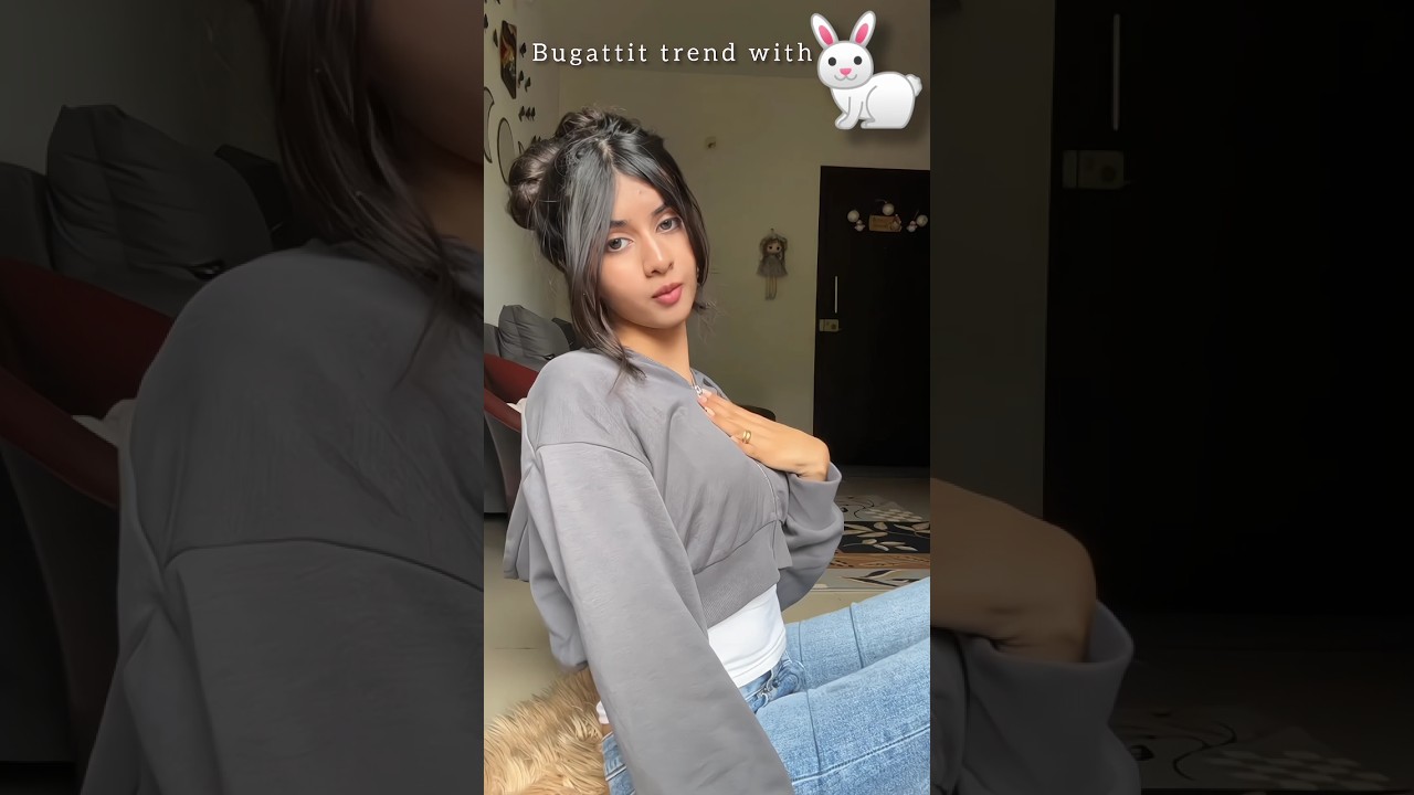 Bugatti Trend with Rabbit 🐇 #Shorts