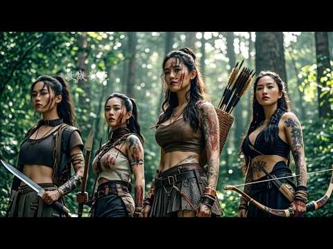 Kung Fu Beauty Fights in Jungle Chase 🥋