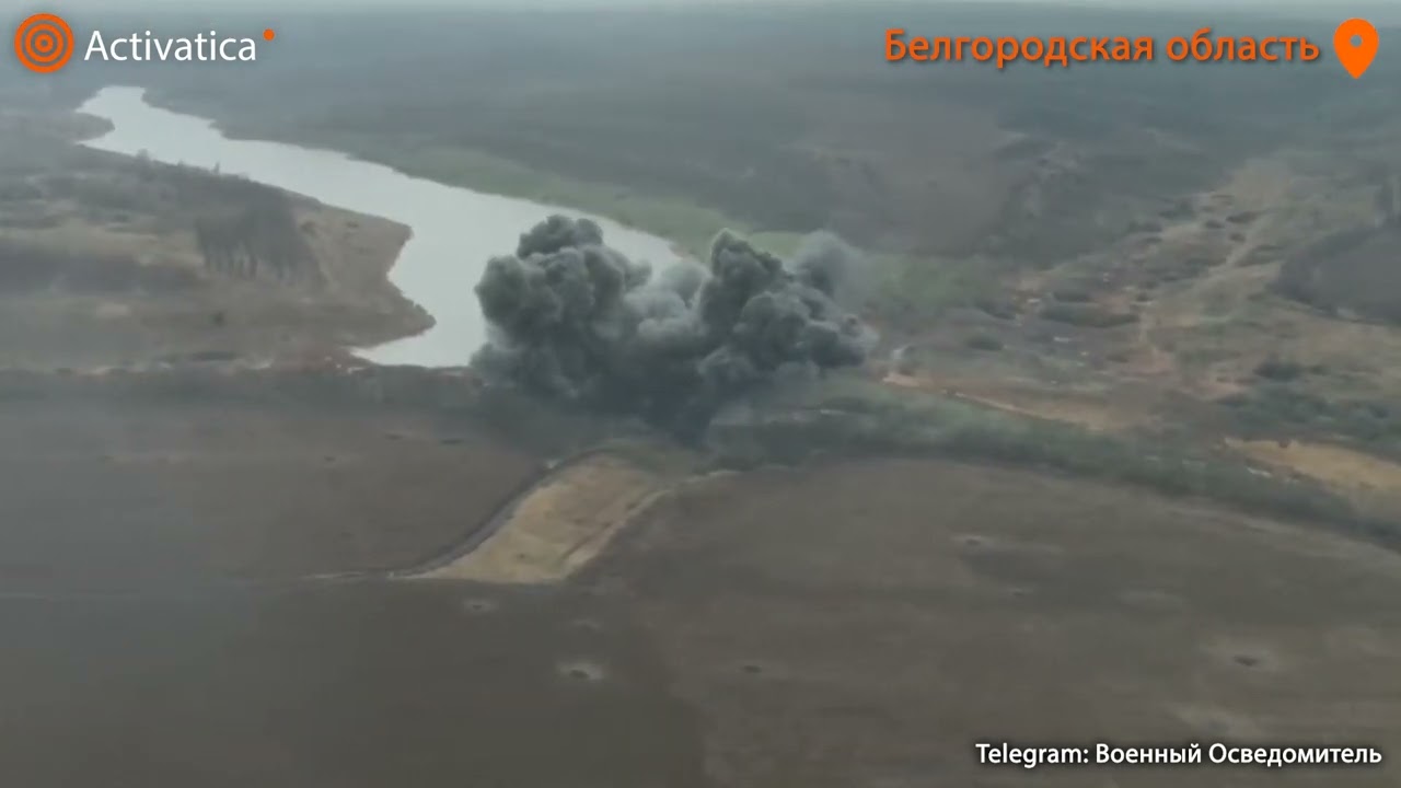 Российские военные разрушили дамбу в Красноярском крае 🚧