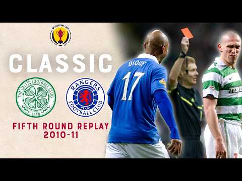 Old Firm Derby ends in Red Card Drama | Celtic v Rangers | Scottish Cup Fifth Round Replay 2010-11