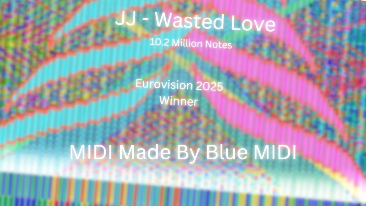 My Black MIDI: JJ - Wasted Love (10.2M Notes) 🎶