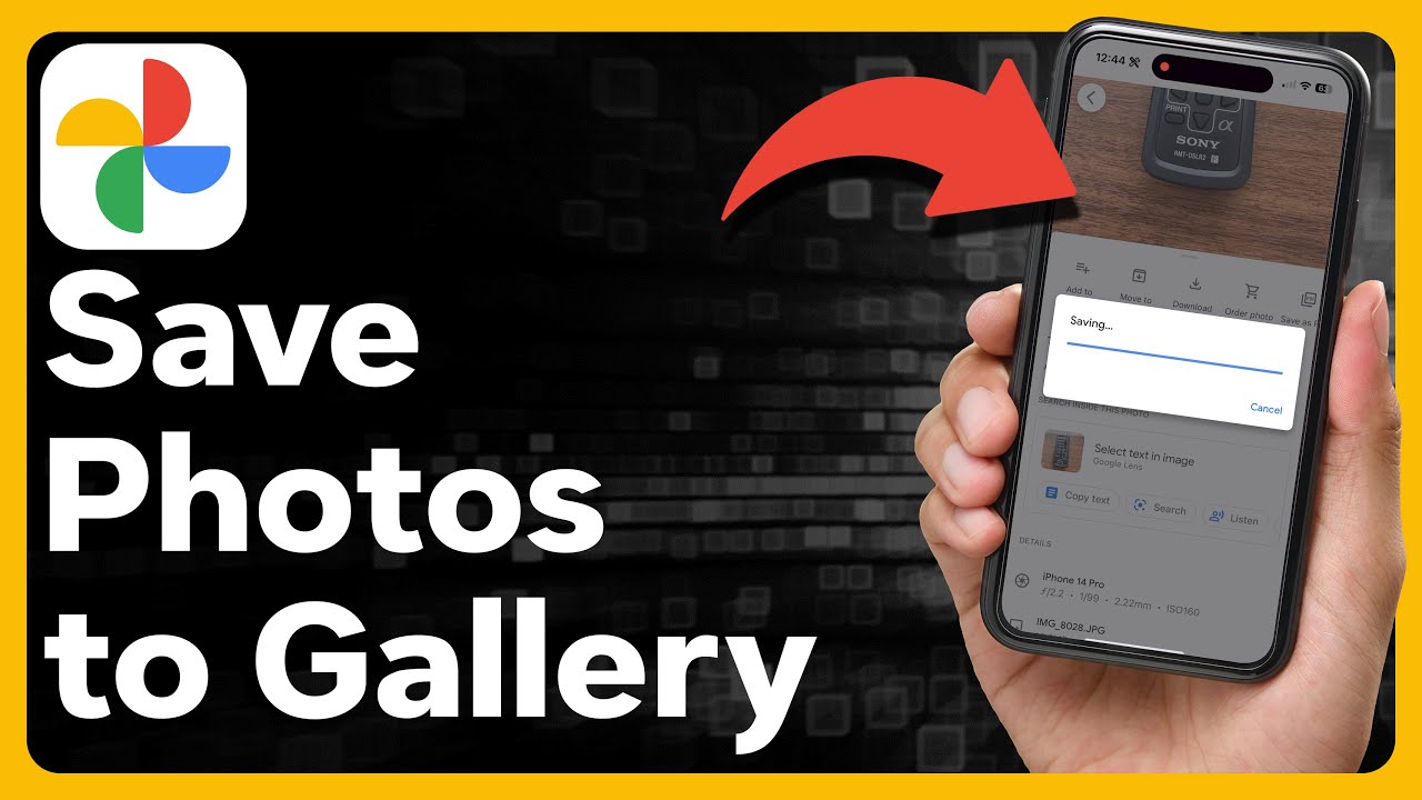 Save Google Photos to Your Phone Gallery 📱