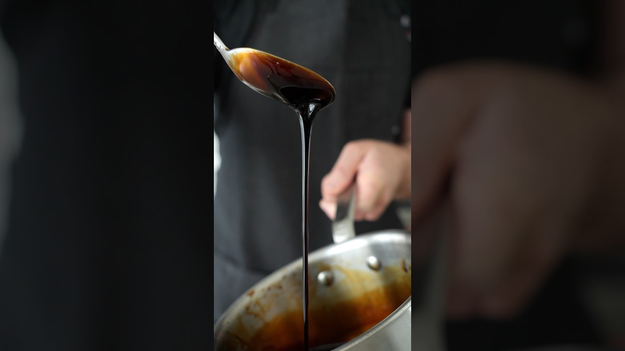 Transform Every Dish with Balsamic Reduction! 🍽️ #shorts