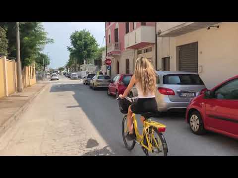 Bicycling in Civitanova Marche, Italy