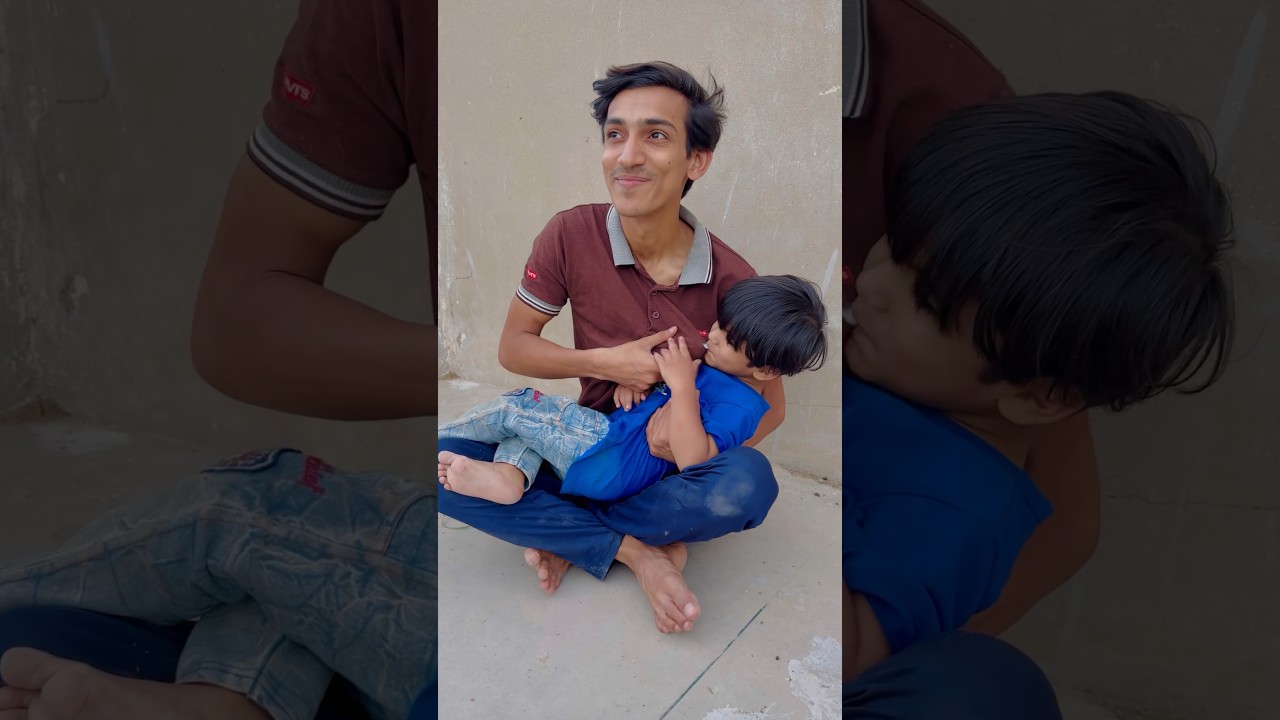 Papa Feeding Baby ❤️