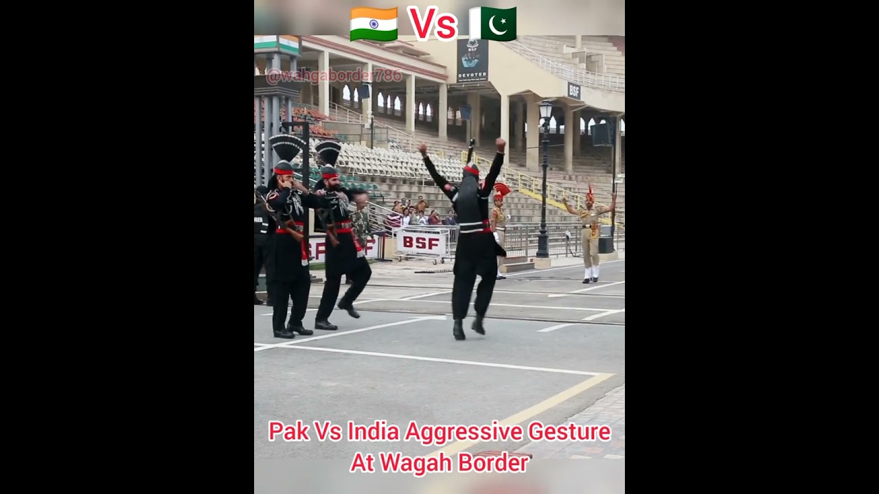 Wagah Border Parade 🇮🇳🇵🇰