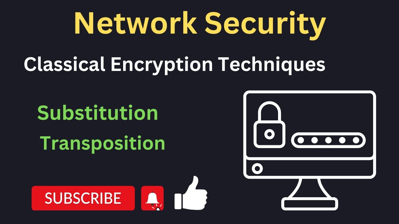 Master Classical Encryption Techniques: Substitution & Transposition π