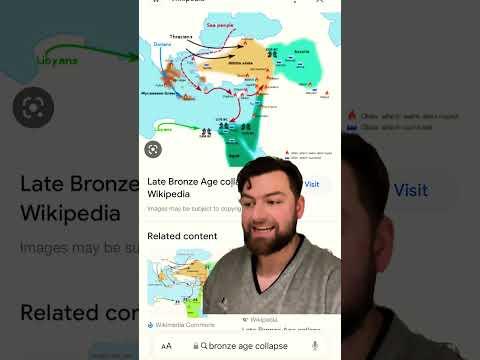 What caused the Bronze Age collapse? #shorts