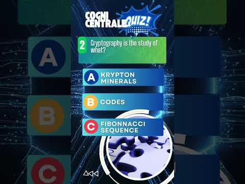 Cryptography Is The Study of What? #testyourknowledge #trainyourbrain #quiz #history #science #math