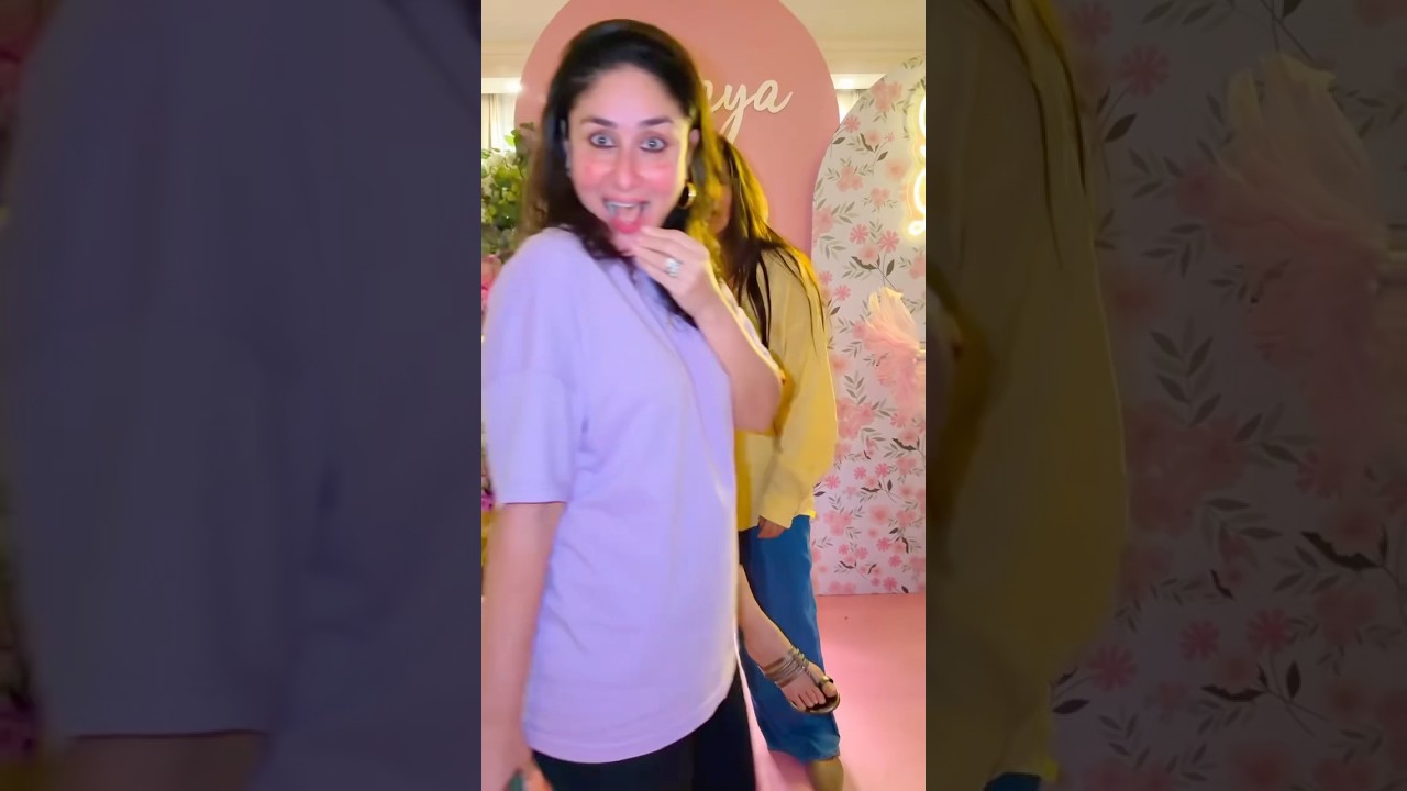 Kareena Kapoor's Hilarious Photobomb at Inaaya’s 8th Birthday 🎉