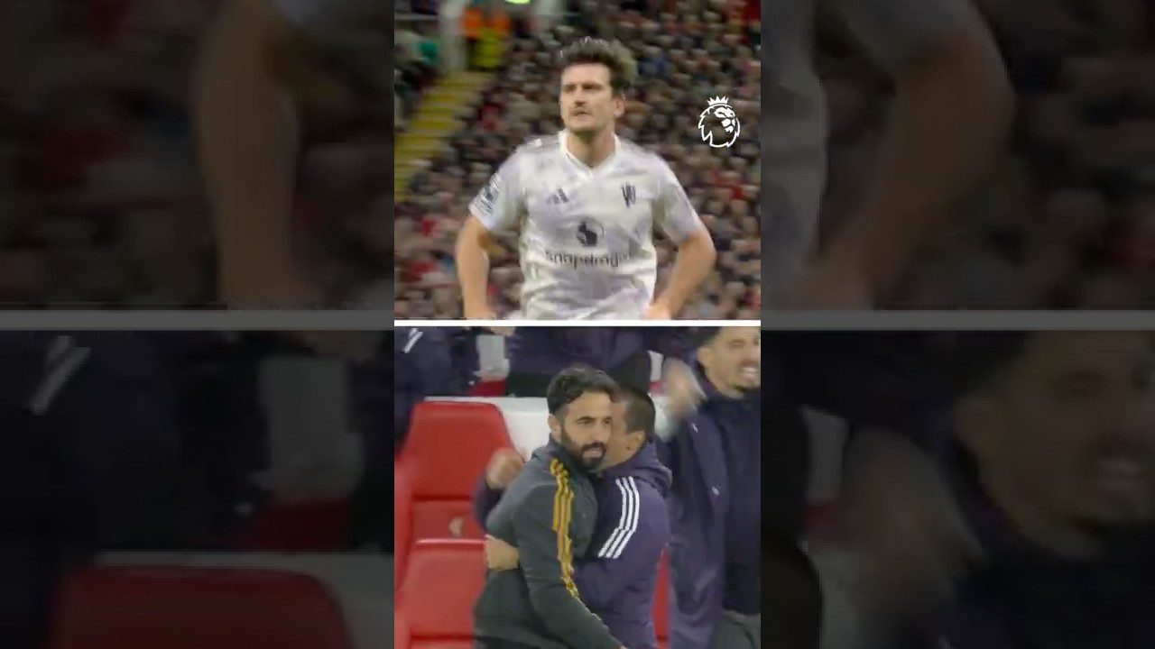 Amorim's Bold Reaction to Maguire's Winning Goal at Liverpool ⚽