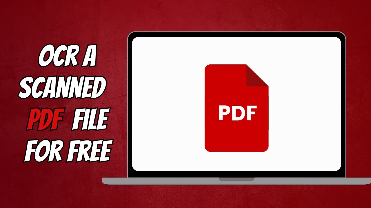 Free Guide to OCR a Scanned PDF π