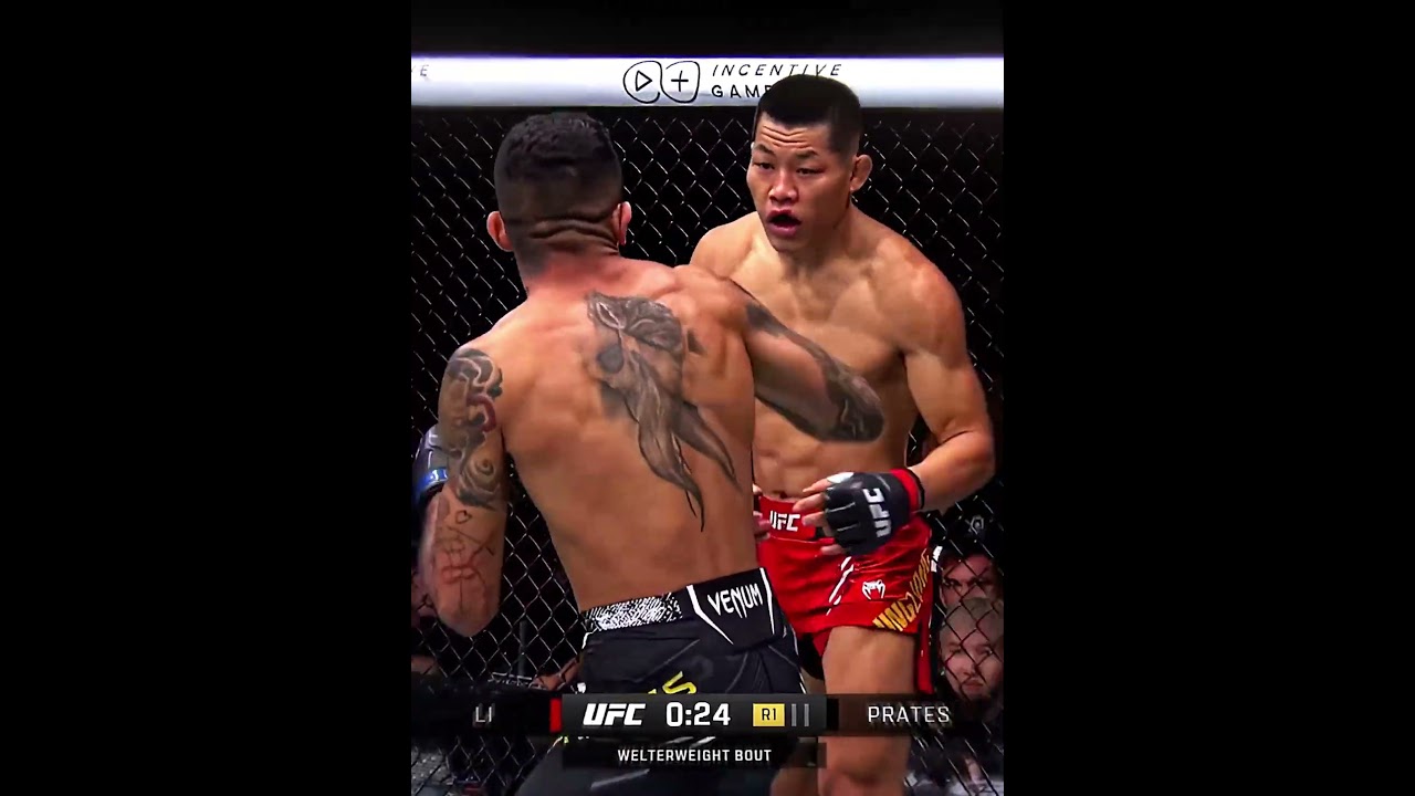 UFC 305 - Carlos Prates vs Li Jingliang Highlgihts 🥶