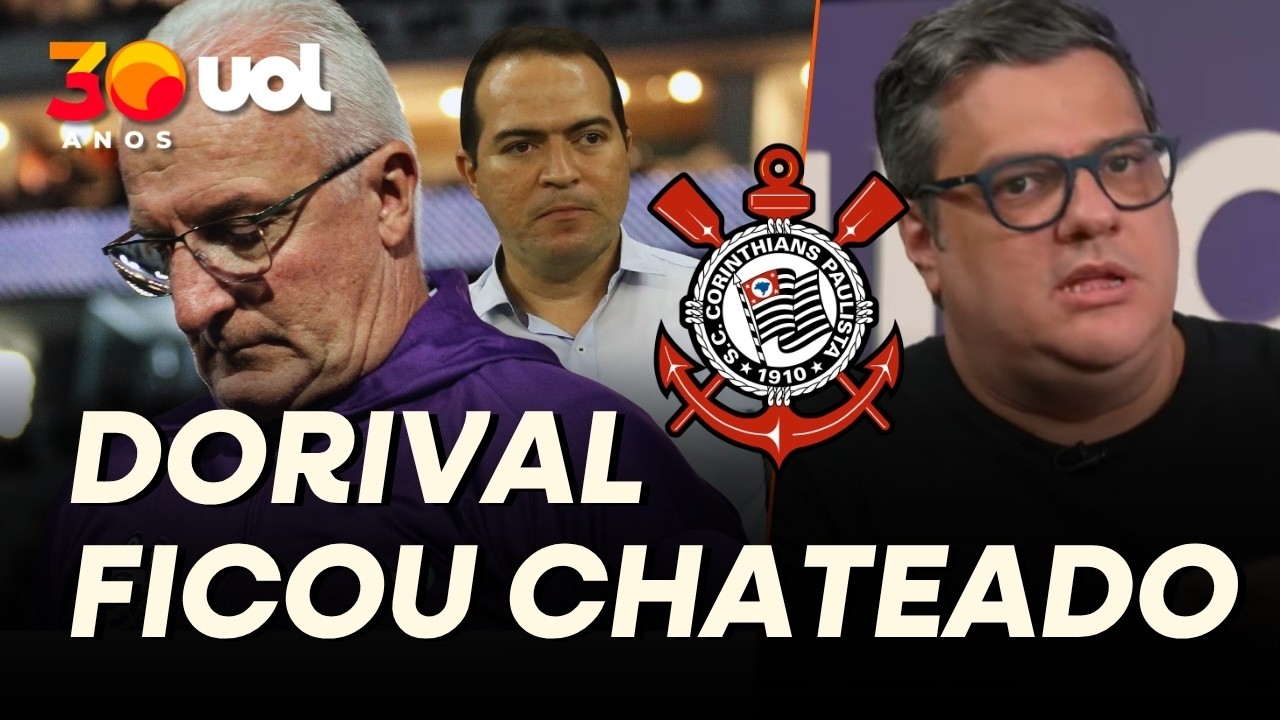CORINTHIANS: DORIVAL FICOU CHATEADO COM FALAS DE MARCELO PAZ APÓS DEMISSÃO