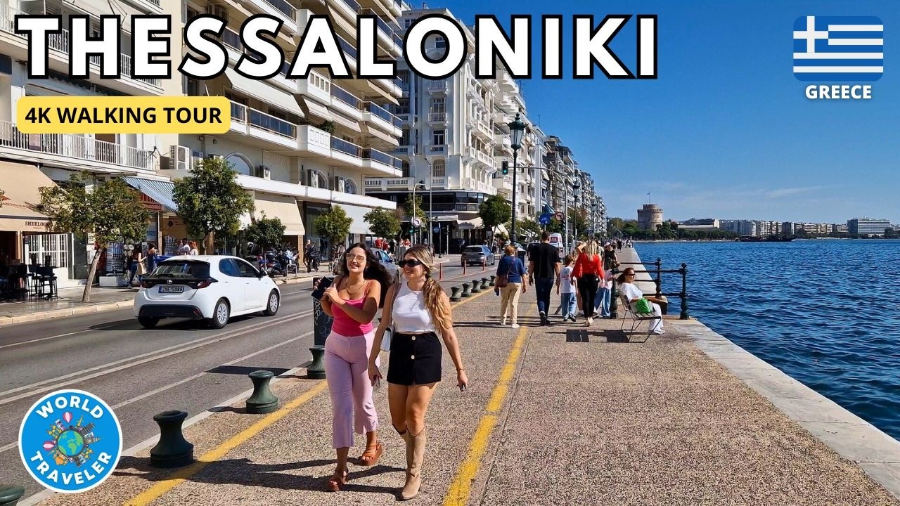 Thessaloniki 4K Walking Tour | Greece's Hidden Gem ๐ฌ๐ท