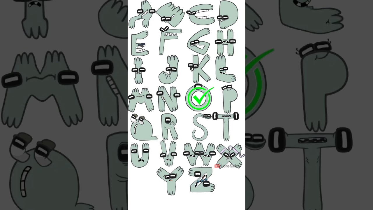 ALPHABET LORE A-Z with Everyone as H 🎶