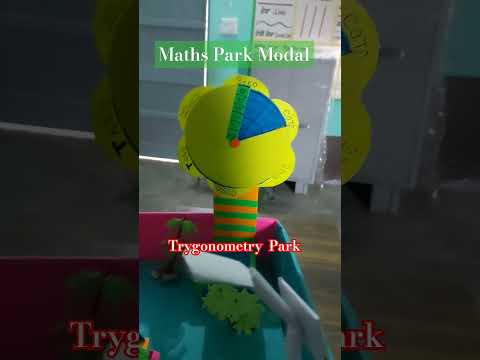 Maths Modal | Maths Park | Trygonometry Park | Math Fair | #maths #viral #edit #geometry #geometry