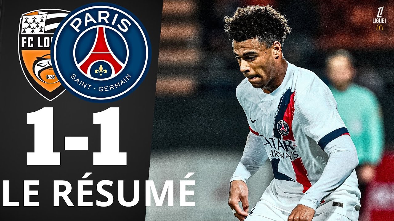 Lorient vs PSG 1-1 Highlights | Ligue 1 2025/26 Match Recap ⚽