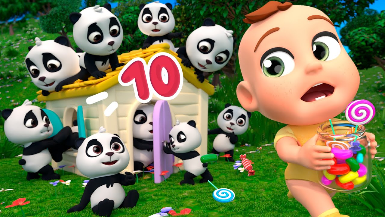 Learn Counting 1-10 with Adorable Pandas & Friends 🐼