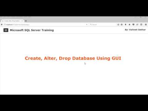 Create a Database in SQL Server 2017 Management Studio