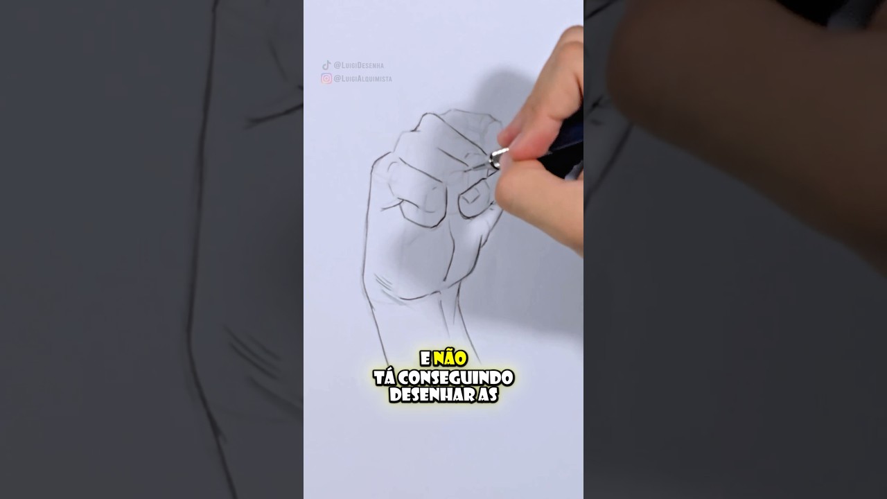 5 Dicas para Desenhar Mãos! Como desenhar mãos! #arte #Desenho #drawing #Dica #ComoDesenhar #Mãos