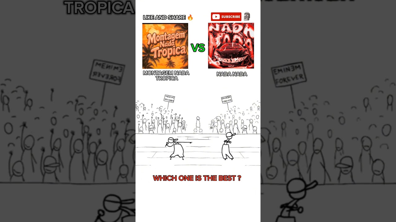 NADA NADA vs Montagem NADA TROPICA 🎶