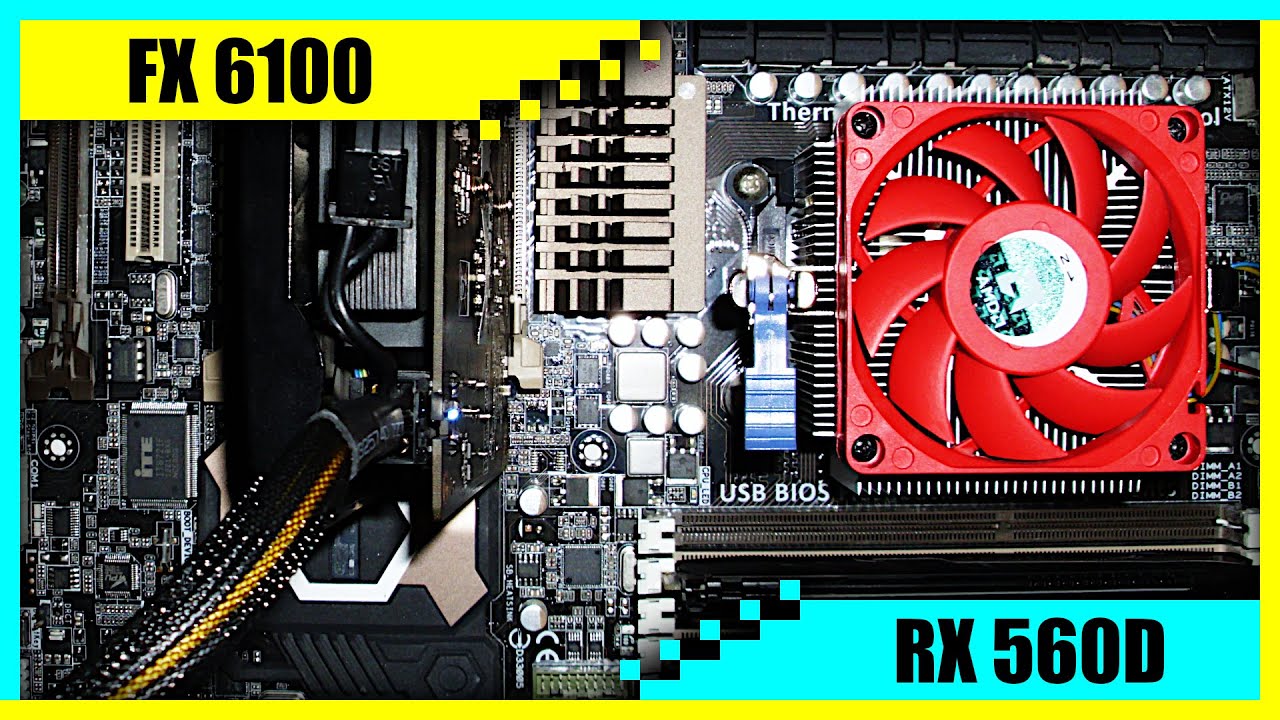 FX 6100 + RX 560D Gaming PC in 2022 🎮