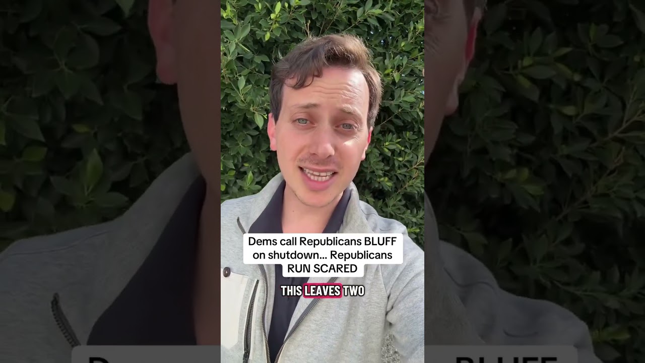 Dems Call Out GOP's Bluff on Shutdown — Republicans Appear Nervous 😮