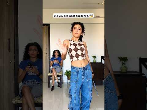 This happened while doing the #este trend 😂 #Shorts #Dance