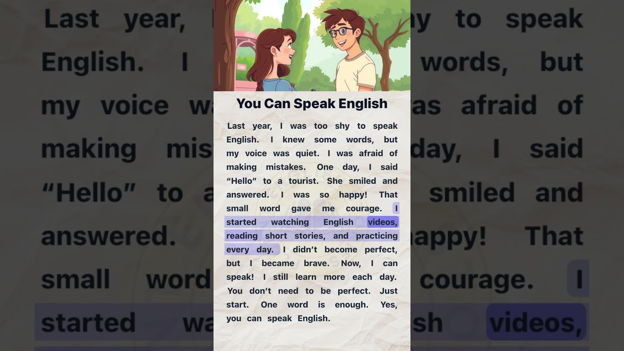 You Can Speak English | Reading and Listening Practice for Beginners