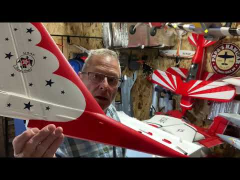 Unboxing of the Eflite F-16 Thunderbirds 80mm