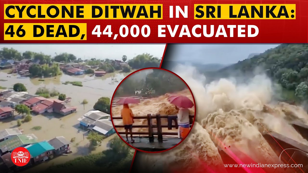 Cyclone Ditwah Kills 46 in Sri Lanka π§οΈ