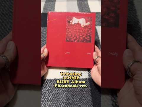 Unboxing JENNIE - RUBY Album Photobook version