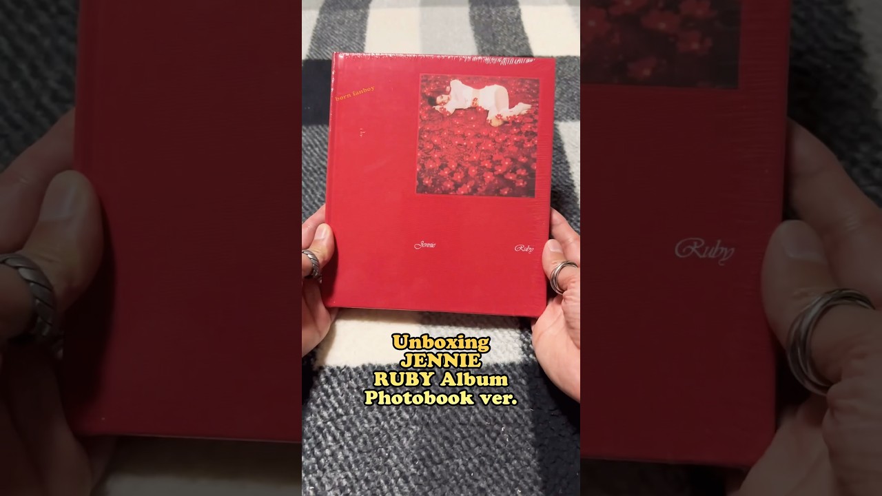 Unboxing JENNIE RUBY Album Photobook 📖