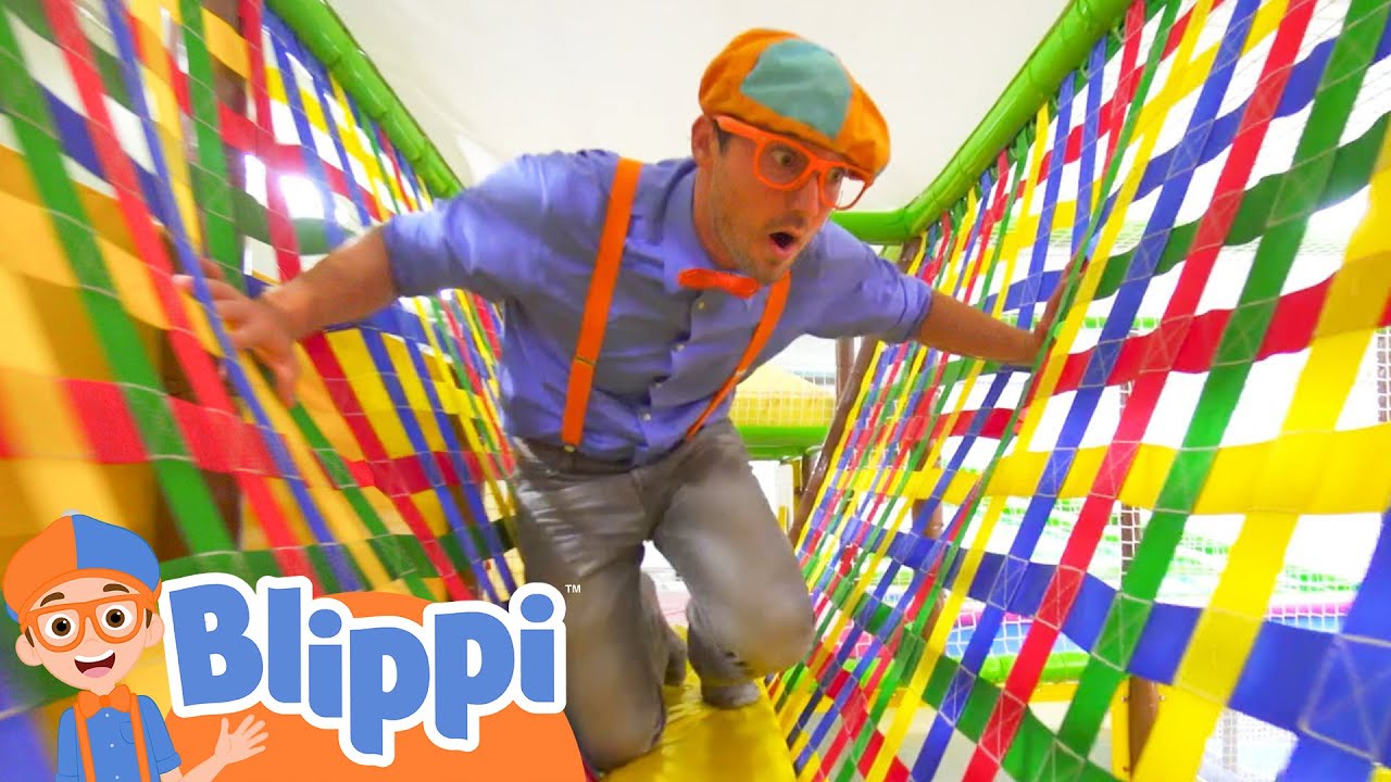 Blippi at Indoor Playground for Kids 🧸