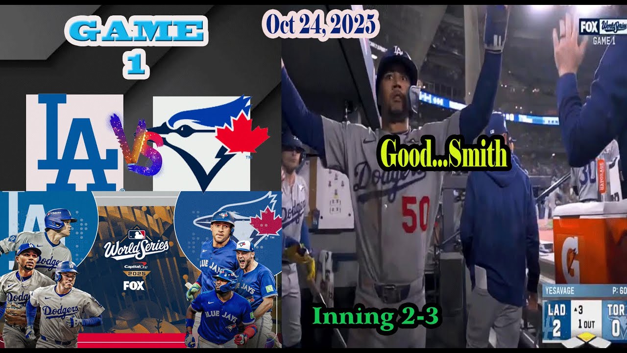 Dodgers vs Blue Jays World Series Highlights | Exciting Inning 2-3 Game 1 🏆