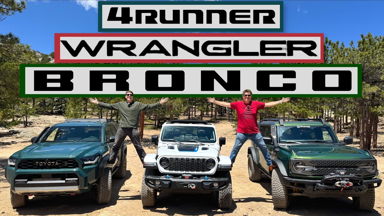 4Runner vs Bronco vs Wrangler: Off-Road Showdown 🚙