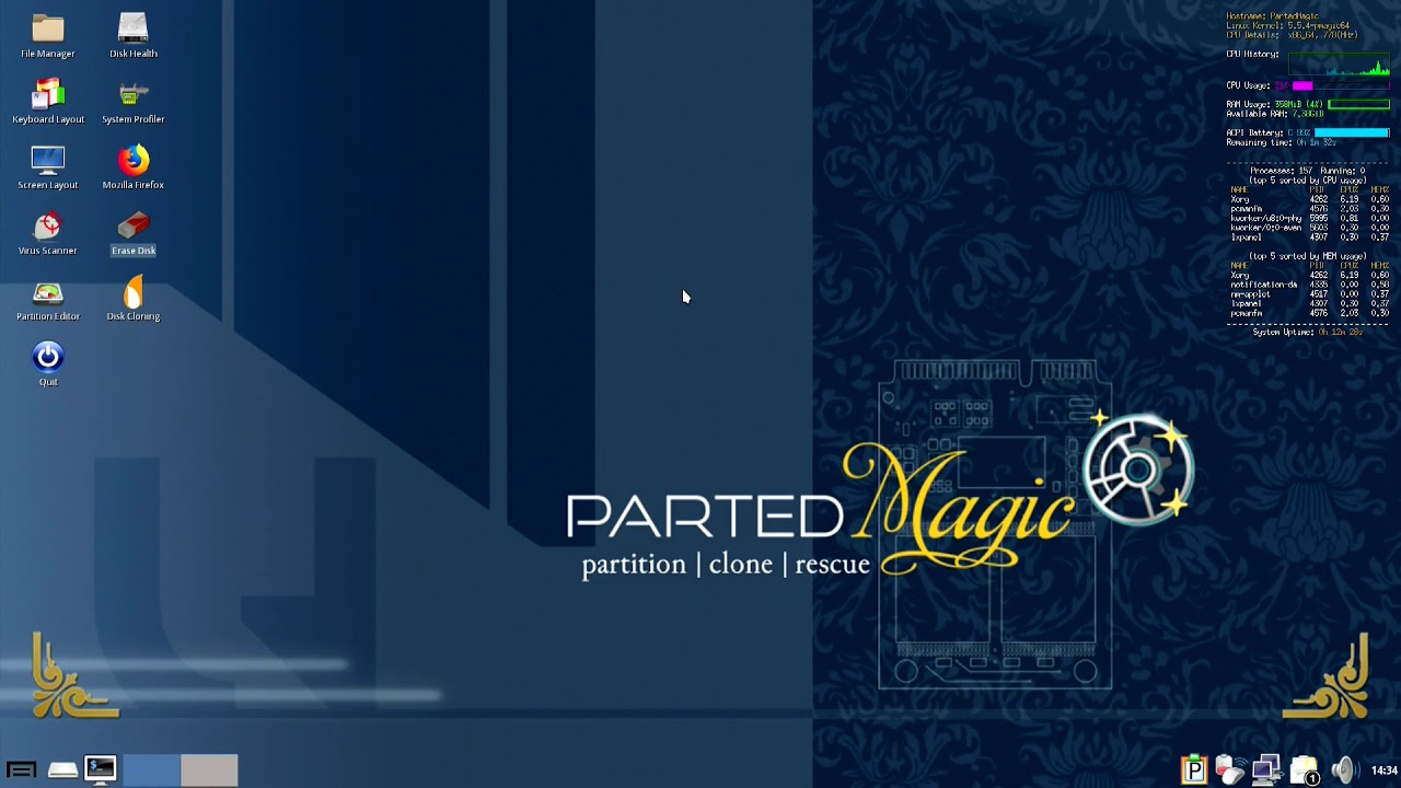 Using Parted Magic PSID Unlocker to Access Encrypted Drives