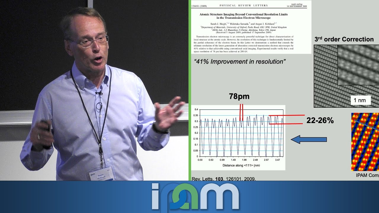 Angus Kirkland - Strategies for quantitative imaging & reconstruction from high speed/low dose data