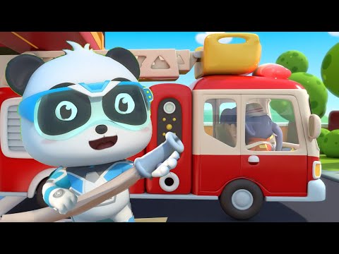 Kiki Helps a Firefighter | Super Rescue Team Collection | Kids Cartoon | BabyBus TV