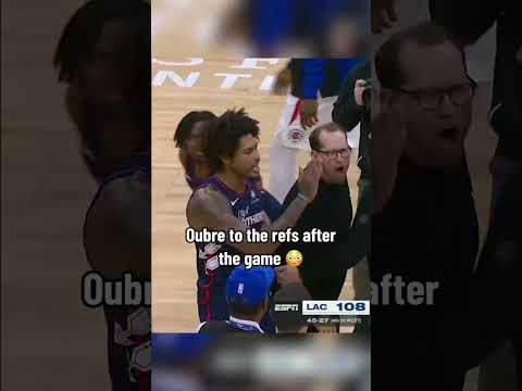 Kelly Oubre Jr. to the refs 😳 #shorts