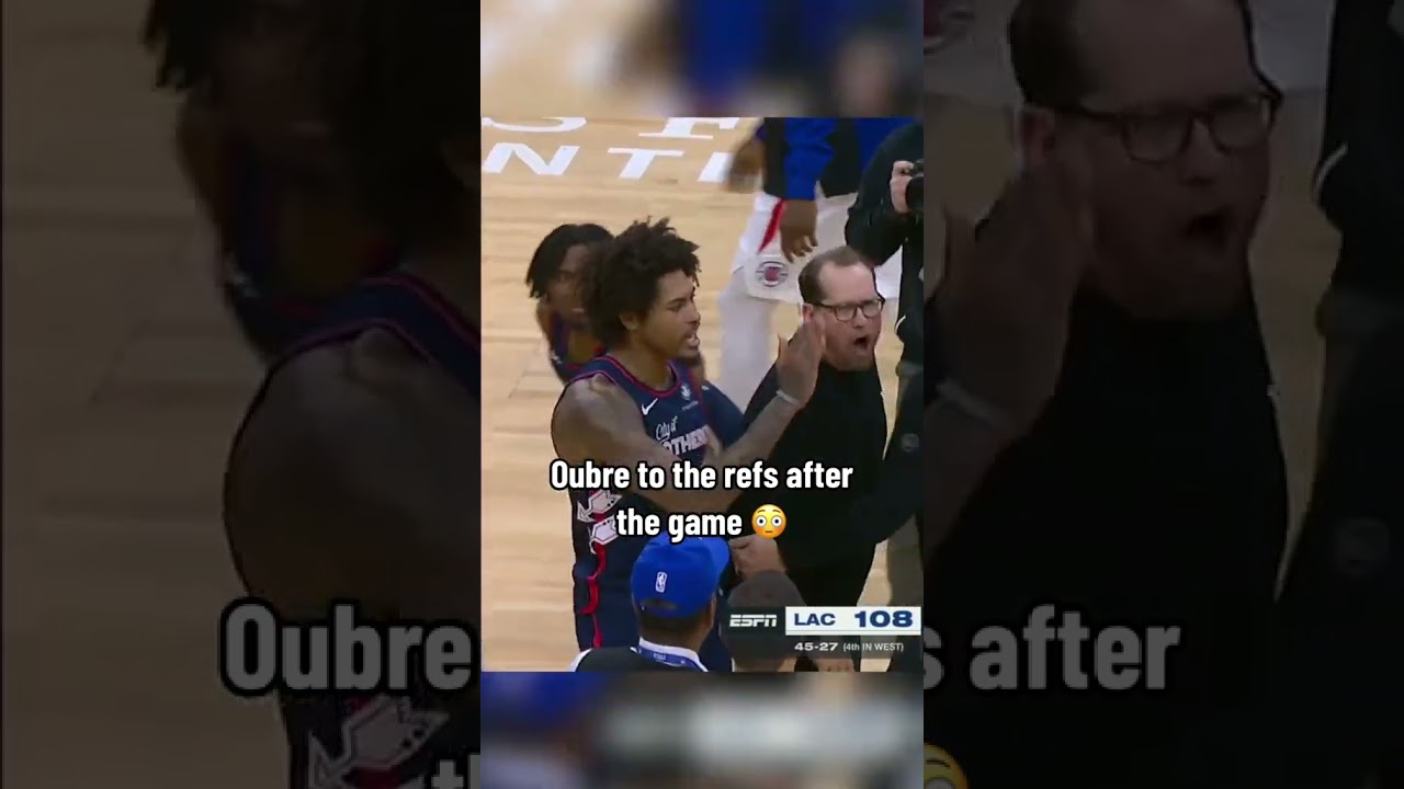 Kelly Oubre Jr. Confronts the Refs ๐ณ #shorts